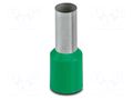 Tip: bootlace ferrule; insulated; copper; 16mm2; Bit len: 12mm PHOENIX CONTACT AI16-12GN