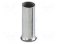 Tip: bootlace ferrule; non-insulated; copper; 6mm2; tinned; 10mm PHOENIX CONTACT A6-10