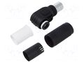 Connector: DC supply; plug; ES-250A; 1.5kV; PIN: 1; IP67; for cable DEGSON ELECTRONICS ESP-250A-70-BK