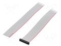 Ribbon cable with IDC connectors; IDC,wires; Tape ph: 0.64mm SAMTEC FFSD17S330001N