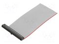 Ribbon cable with IDC connectors; IDC,wires; Tape ph: 0.64mm SAMTEC FFSD25S030001N