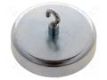 Magnet: permanent; hard ferrite; 350N; 63mm; with hook ELESA+GANTER GN50.6-HF-63-A