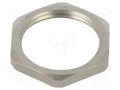 Nut; PG13,5; stainless steel; 24mm; Thread: PG; KM-INOX HELUKABEL HELU-92973