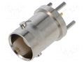 Connector: BNC; socket; female; straight; 50Ω; THT; on PCBs AMPHENOL RF B6251C1-NT3G-50