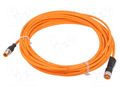 Cable: for sensors/automation; M12; PIN: 4; 10m; plug; 230VDC; 4A LUMBERG AUTOMATION LUMBERG-32668