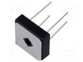 Bridge rectifier: single-phase; Urmax: 100V; If: 15A; Ifsm: 300A DC COMPONENTS GBPC1501W-DC