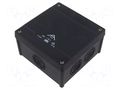 Enclosure: junction box; X: 127mm; Y: 127mm; Z: 70mm; IP66; black SPELSBERG ABOX-060-L/SW