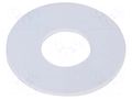 Washer; round; D=15.9mm; h=0.5mm; polyamide; natural ESSENTRA ESS-10184349