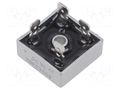 Bridge rectifier: single-phase; Urmax: 800V; If: 25A; Ifsm: 400A DC COMPONENTS KBPC2508-DC