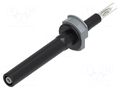 Test probe; 20A; black; banana 4mm socket ELECTRO-PJP PJP590-IEC-N