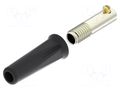 Connector: 4mm banana; socket; 30VAC; 60VDC; 36A; black; insulated ELECTRO-PJP PJP3030-C-N
