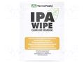 Cleaning cloth: cloth; 25pcs; 160x125mm; cleaning; presaturated AG TERMOPASTY IPA-WIPES-25