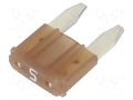Fuse: fuse; 5A; 58VDC; automotive; 10.9mm; Mini; MINI LITTELFUSE 0997005.WXN