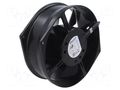 Fan: AC; axial; 115VAC; Ø172x55mm; ball; 3250rpm; IP20; 20AWG; black EBM-PAPST W2S130-AA25-01