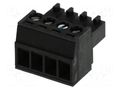connector 3.5MM EURO PLUG RA BLK 4CKT MOLEX MX-39500-0004