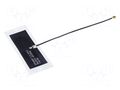 Antenna; Bluetooth,GNSS,WiFi; 3.25dBi; linear; 53x18x0.1mm; U.FL MOLEX 1461860250