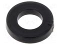 Washer; round; D=6mm; h=1mm; polyamide; black ESSENTRA ESS-10213414