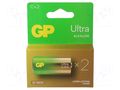 Battery: alkaline; C; 1.5V; non-rechargeable; 2pcs; ULTRA G-TECH GP BAT-LR14UGTECHB2GP