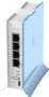 MikroTik hAP lite tower | WiFi Router | RB941-2nD-TC, 2,4GHz, 4x RJ45 100Mb/s, MIKROTIK RB941-2ND-TC 4752224003102