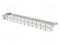 Patch panel; white; Number of ports: 48; Standard: 19"; rack 19" LANBERG PPKS-1248-S