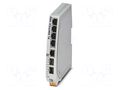 Switch Ethernet; unmanaged; Number of ports: 7; 9÷32VDC; IP30 PHOENIX CONTACT 1085171
