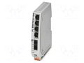 Switch Ethernet; unmanaged; Number of ports: 5; 9÷32VDC; IP30 PHOENIX CONTACT 1084159