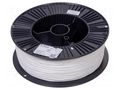 Filament: ASA; 1.75mm; white; 220÷250°C; 2.5kg ROSA 3D ROSA-3953