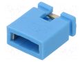 Connector: pin strips; jumper; female; 2.54mm; 1x2; black SAMTEC SNT-100-BL-G