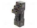 Socket; 12A; 300VAC; for DIN rail mounting; -40÷70°C; max.300VDC IDEC SU2S-21L