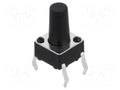 Microswitch TACT; SPST; Pos: 2; 0.05A/12VDC; THT; 1.57N; 6x6x3.5mm CONNFLY TACT4101-115160-A
