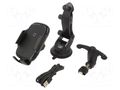 Car holder; black; air vent,for dashboard,for windscreen BASEUS WXHW03-01