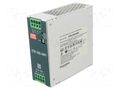 Power supply: switching; for DIN rail; 240W; 48VDC; 0÷5A; OUT: 1 MEAN WELL XTR-240-48PI