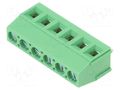 Connector: PCB terminal block; terminal; VI; 16A; 300V; PIN: 6; 1x6 AMPHENOL ANYTEK VI0601550000G