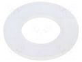 Washer; round; D=16mm; h=1mm; polyamide; natural ESSENTRA ESS-10067574