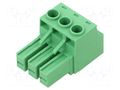 Connector: pluggable terminal block; plug; female; 32A; 300V; 1x3 AMPHENOL ANYTEK ET0301500000G