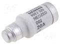 Fuse: fuse; 20A; 400VAC; gG; industrial; D02; NEOZED SIEMENS 5SE2320