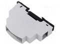 Enclosure: for DIN rail mounting; Y: 18mm; X: 98mm; Z: 56.2mm; grey ITALTRONIC IT-25.0101010.BL