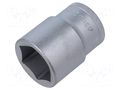 Socket; 6-angles,socket spanner; 30mm; 3/4"; tool steel; L: 57.5mm GEDORE GEDORE-6270700