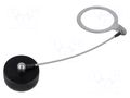 Protection cover; MIL-DTL-38999 Series III; size 19; black AMPHENOL AIR D38999/33Z19N