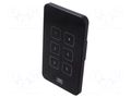 Control panel; flush mount; DTP-2xx; -20÷50°C; No.of butt: 6 MEAN WELL DTP-206-U