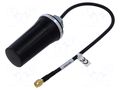 Antenna; 2G,3G,4G,GSM,LTE; 5dBi; screw type; 750MHz÷2.7GHz; 300mm MOBILEMARK RMM-UMB-3C-BLK-12