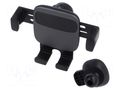 Car holder; black; air vent; snapped-in BASEUS SUYL-FK01