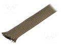 Insulating tube; basalt fiber; khaki; -260÷560°C; Øint: 14mm; TBA FAVIER TBA-14-KH-50