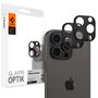 Spigen Optik.tR Camera Protector for iPhone 14 Pro / Pro Max / 15 Pro / Pro Max / 16 Pro / Pro Max - Black 2 pcs., Spigen 8809811866995 8809811866995