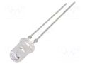 LED; red; 5mm; 30°; Front: convex; 2.1÷2.6VDC; No.of term: 2 OPTOSUPPLY OS5RKP5A31C