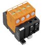 Surge voltage arrester, Low voltage, with remote contact, TN-C-S, TN-S VPU I 4 R 280V/12,5KA 1352190000 4050118158069