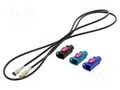 Cable; 1m; Fakra female,SMB female; Car brand: universal MTA 7581010