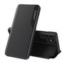 Eco Leather View Case case for Samsung Galaxy S23 Ultra with flip stand black, Hurtel 5907769350702 5907769350702