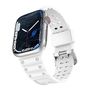 Strap Triple Protection Apple Watch Ultra, SE, 9, 8, 7, 6, 5, 4, 3, 2, 1 (49, 45, 44, 42 mm) band bracelet white, Hurtel 5907769354298 5907769354298