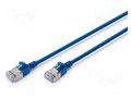 Patch cord; F/FTP; Cat: 6a; RJ45 plug,both sides; stranded; Cu; 2m DIGITUS DK-1632-A-020S-B